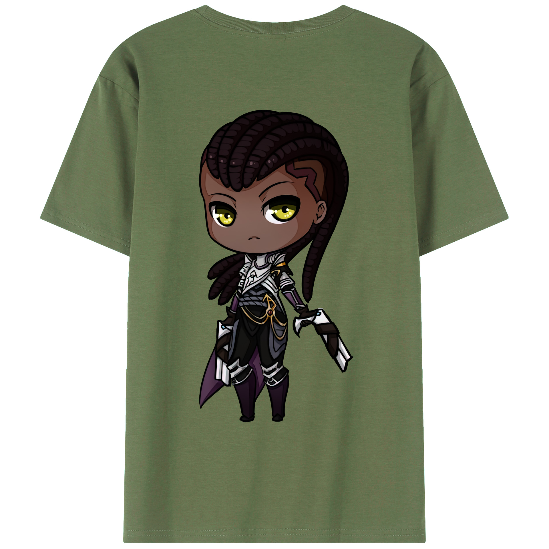 リーグ・オブ・レジェンド League of Legends LOL 綿100％ メンズ半袖Tシャツ（バックプリント） 通気性